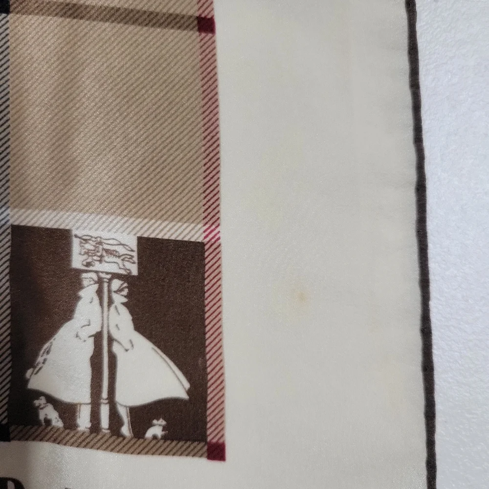 Vintage Burberrys Silk Scarf. - Picture 13 of 14